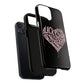 Iphone Born Pink Heart Typography - Tough Magnetic Phone Case