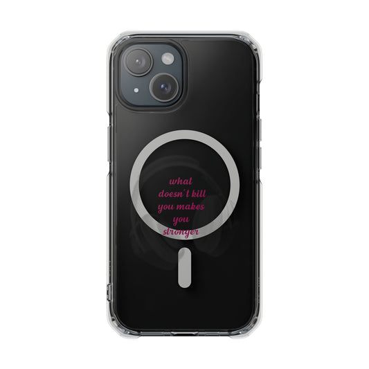 Stronger Soundwaves Magnetic clear Impact Case