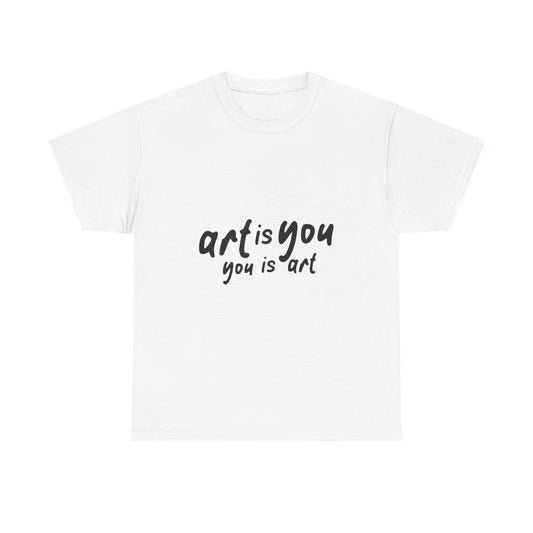 Red Scribble Heart Unisex Heavy Cotton Tee