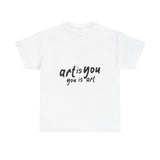 Red Scribble Heart Unisex Heavy Cotton Tee