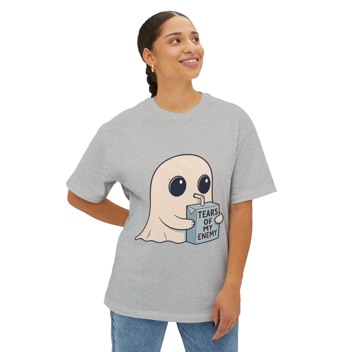 Oversized boxy Tee – Snazzy Tears Edition
