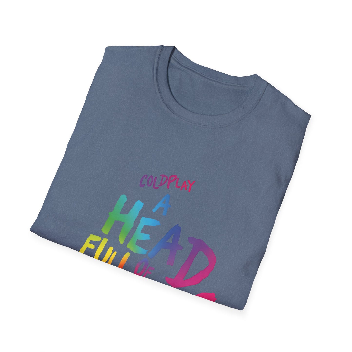 Unisex Softstyle T-Shirt Inspired by Coldplay’s Iconic A Head Full of Dreams