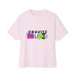 Mixed Tape Music Unisex Oversized Boxy tee