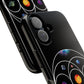 Premium Tough Case for iPhone 12 to 16 Pro Max Showcasing Coldplay’s Illustration Concept