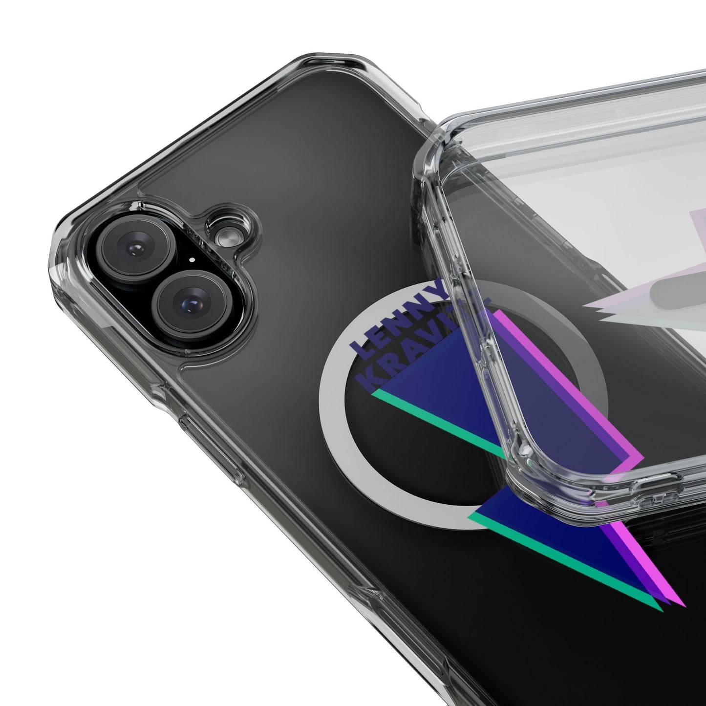 Layered Bolt Vibe Magnetic clear Impact case