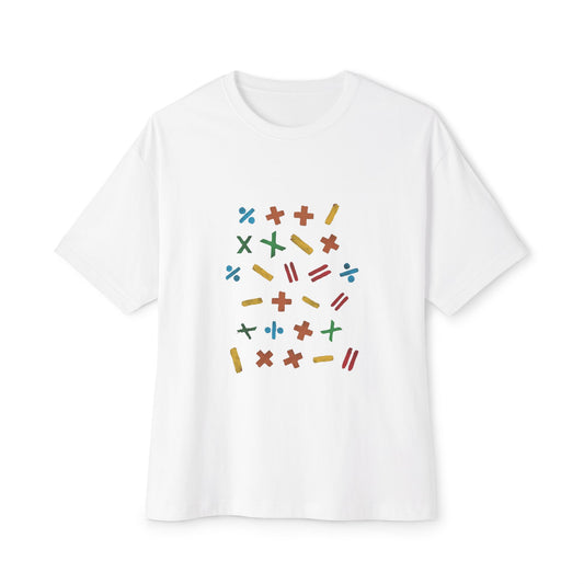 Minimalist Paw Print Oversized Boxy Tee
