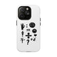 Ocean Wave with Heart Outline Tough Magnetic case