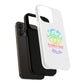 Vibrant Eye and Text Tough Magnetic Case