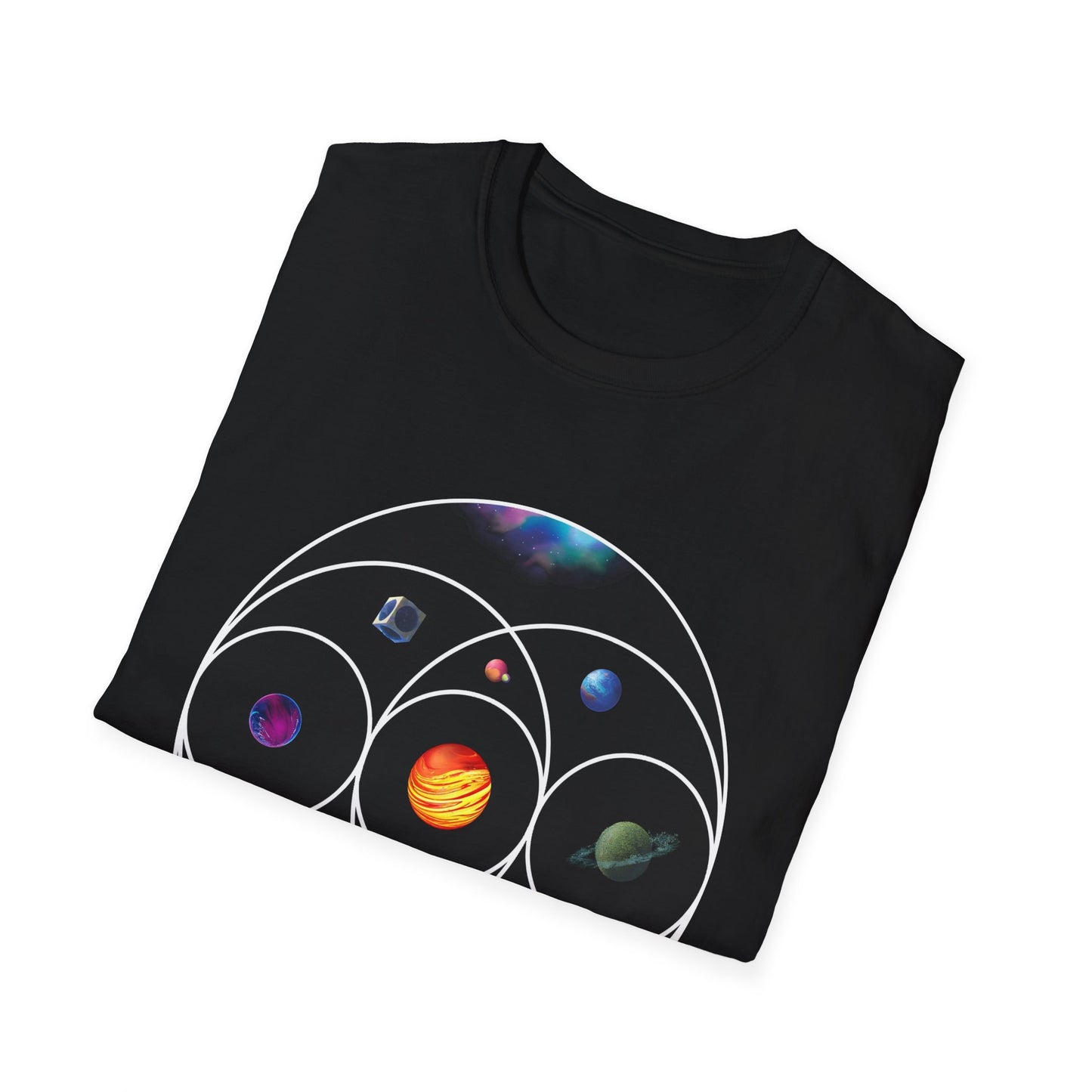 Unisex Softstyle T-Shirt Inspired by Coldplay’s Illustration Concept