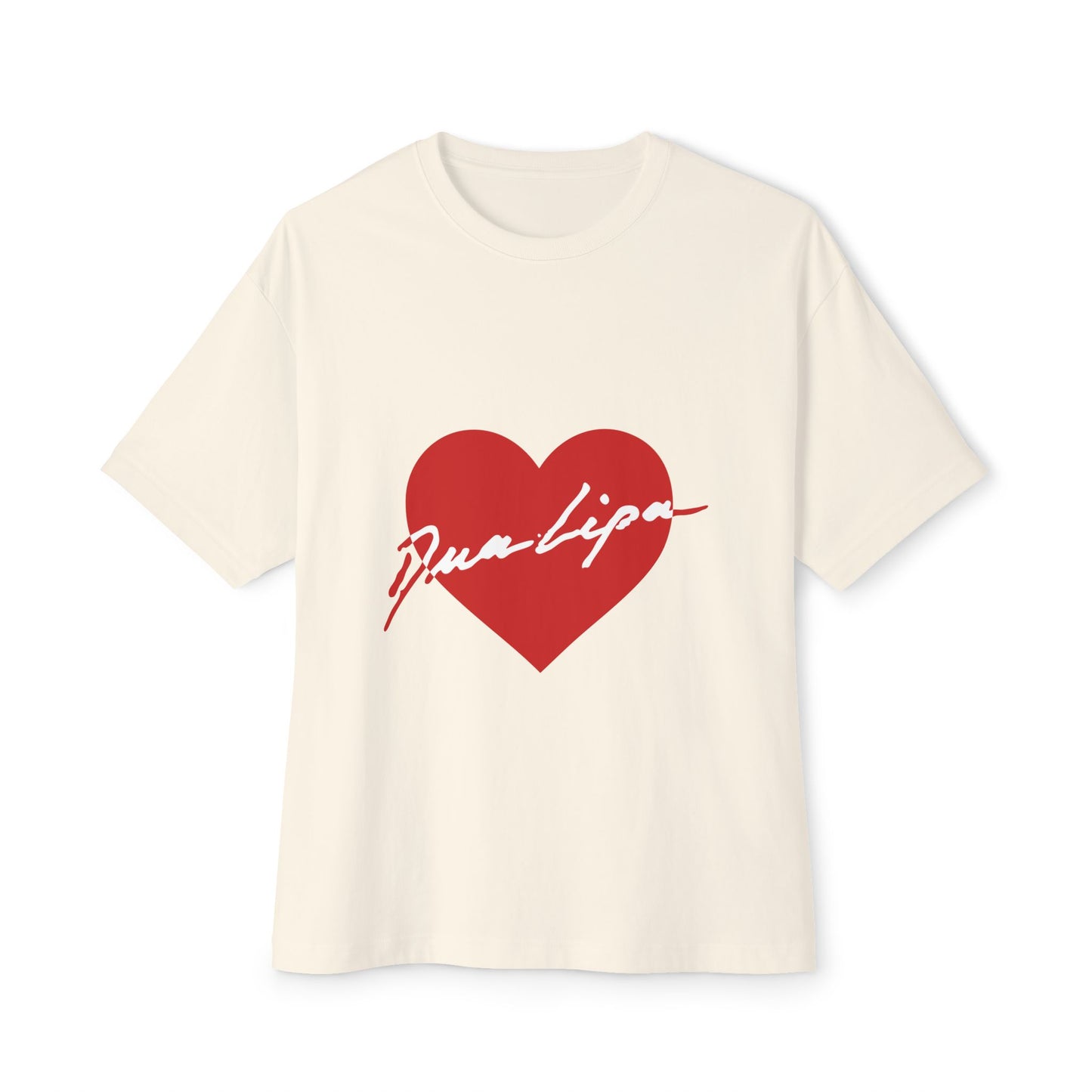 Heartbeat Love Unisex Oversized Boxy Tee