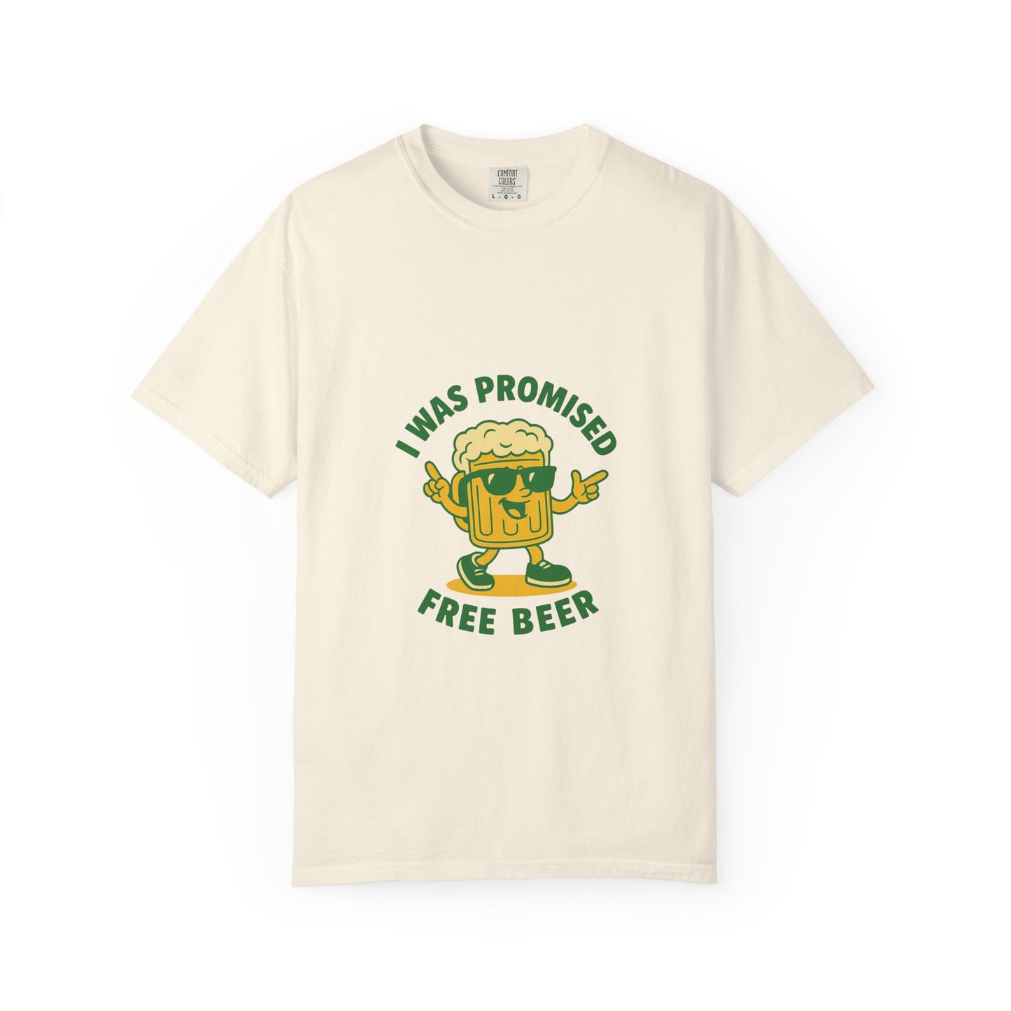 Unisex Garment-Dyed T-shirt – Snazzy Free Beer Edition