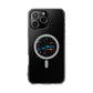 Neon Space Doodles Magnetic Clear Impact case