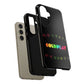 Premium Tough Case for Samsung S21 to S25 Ultra Showcasing Coldplay’s Signage