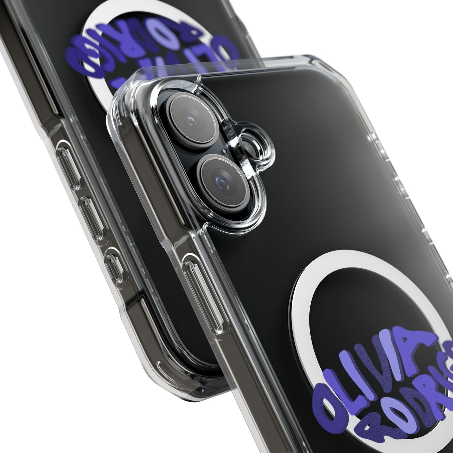 Olivia Rodrigo Wavy Text Magnetic Clear Impact Case