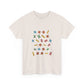 Minimalist Paw Print Unisex Heavy Cotton Tee
