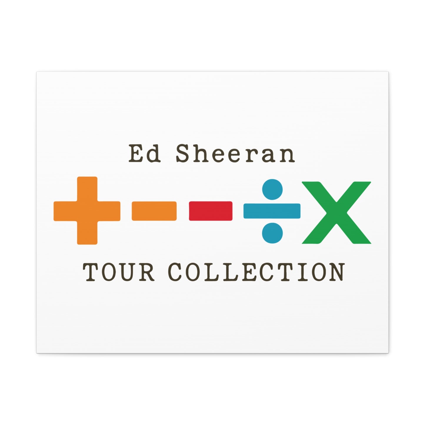 Matte Stretched Canvas, 1.25" Depth – Ed Sheeran Edition