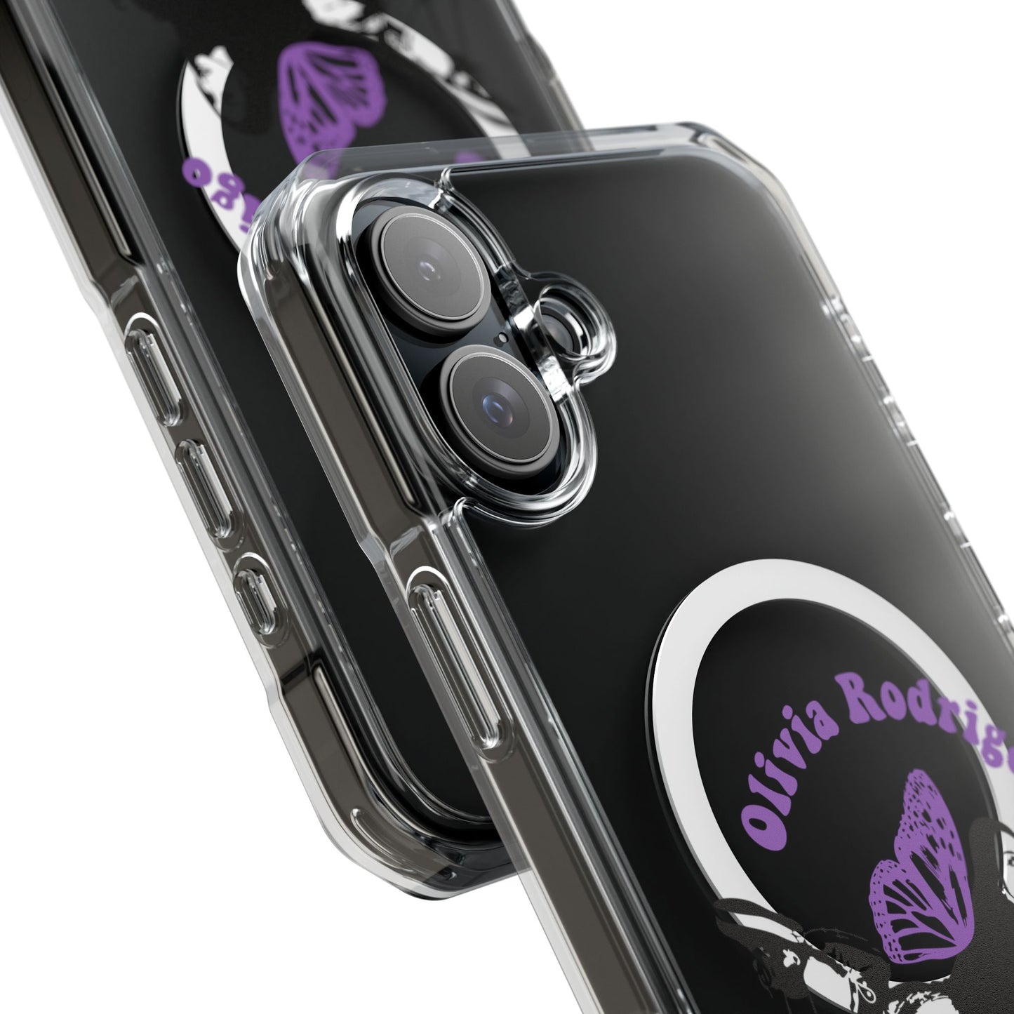 Olivia Rodrigo Butterfly Arc Magnetic Clear Impact Case