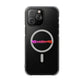 Wavy Groovy Typography Magnetic Clear Impact case