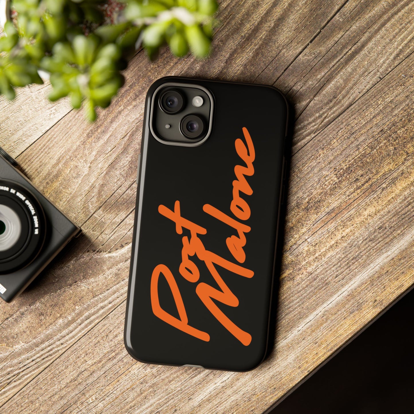 Tough iPhone Case (12–16 Pro Max) – Post Malone Name Design