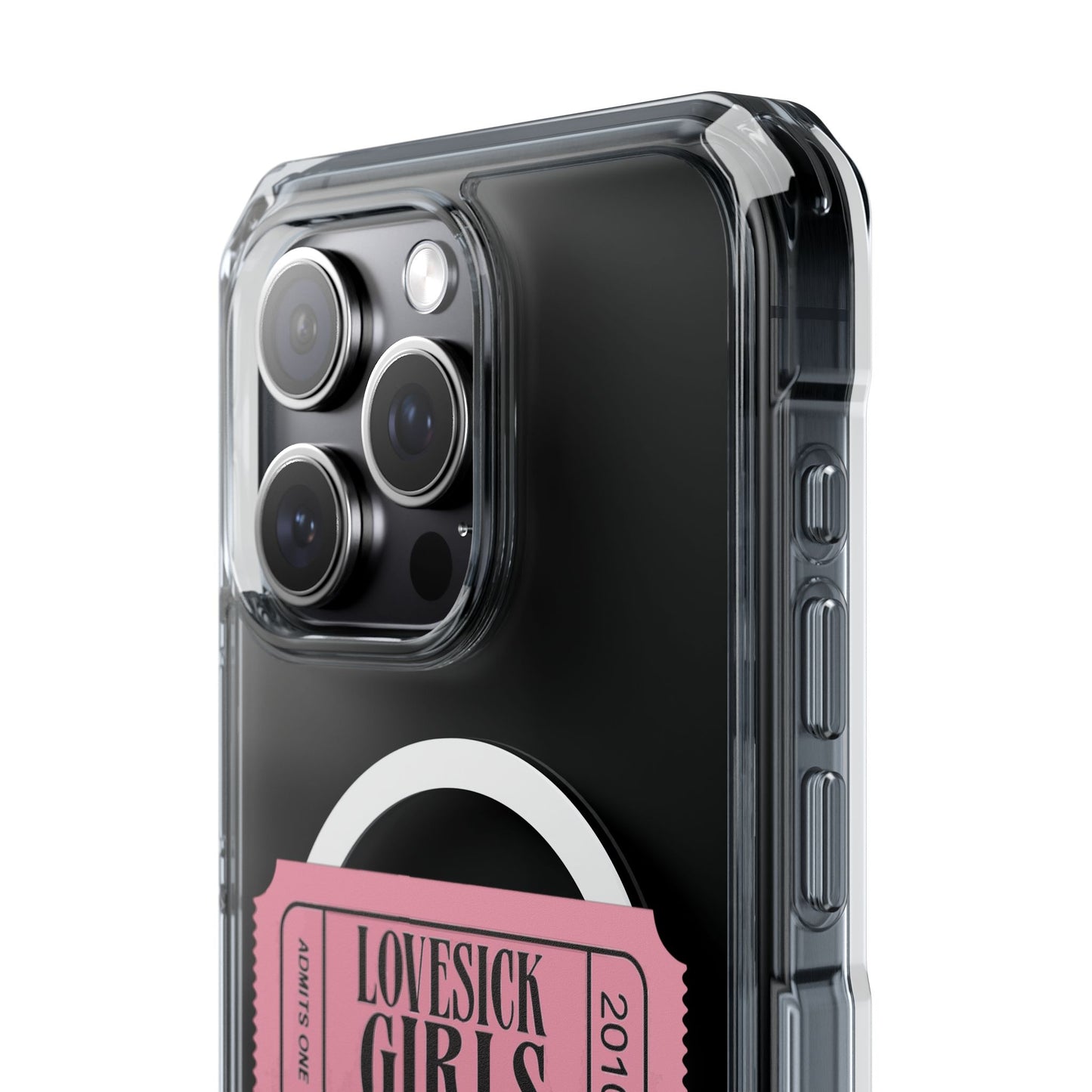 Lovesick Girls Ticket - Magnetic Clear Impact Case