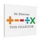 Matte Stretched Canvas, 1.25" Depth – Ed Sheeran Edition