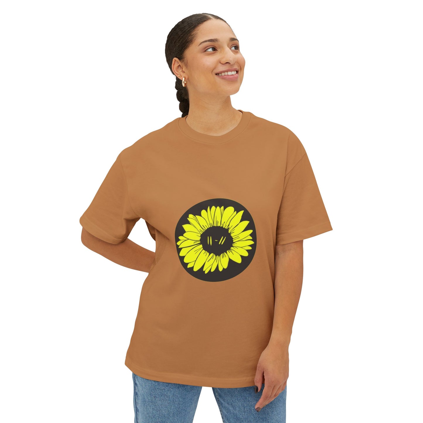 Bloom Aura Unisex Oversized Boxy Tee