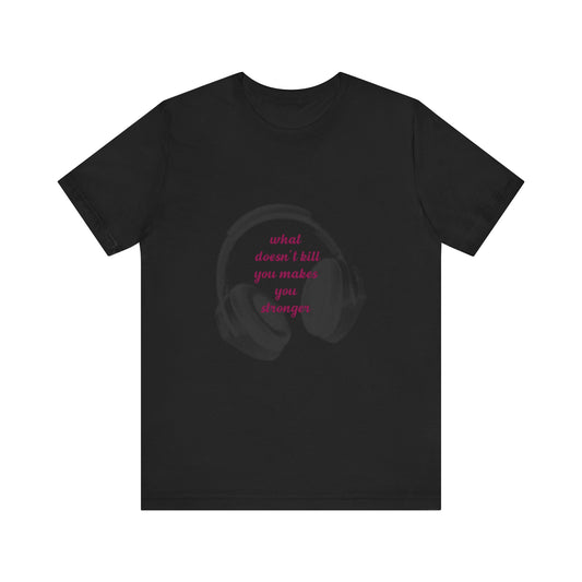 Stronger Soundwaves Unisex Jersey short sleeve tee
