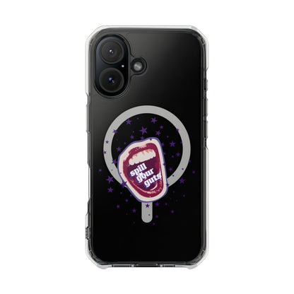 Spill Your Guts Scream Magnetic Clear Impact Case