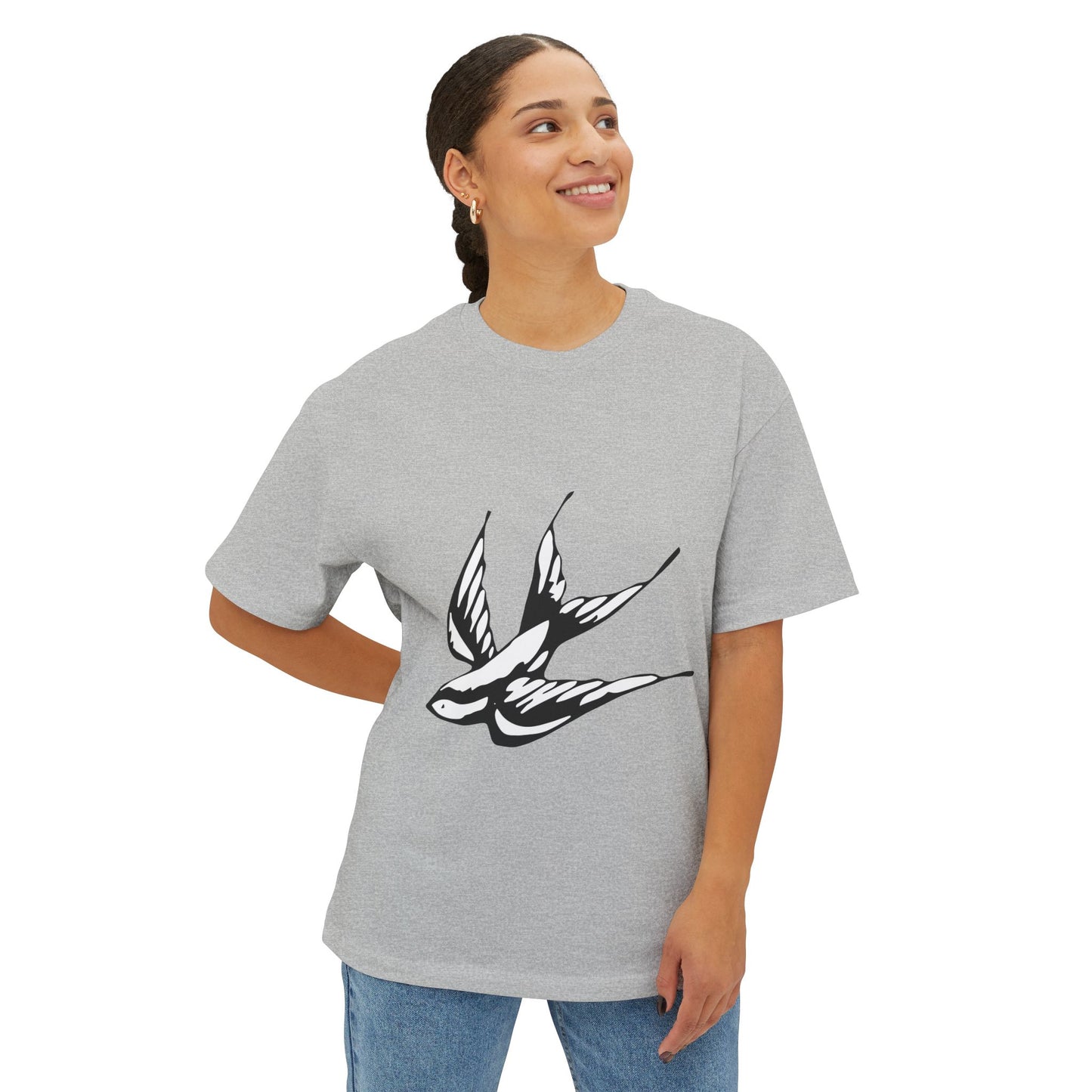 Flight Marked Unisex Oversized Boxy Tee