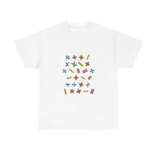 Minimalist Paw Print Unisex Heavy Cotton Tee