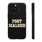 Tough iPhone Case (12–16 Pro Max) – Post Malone Bold Design