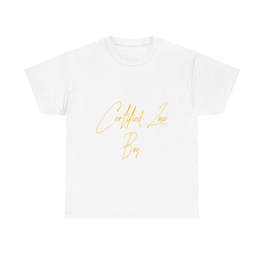 Certified Lover Boy Script Heavy Cotton Tee