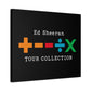 Matte Stretched Canvas, 1.25" Depth – Ed Sheeran Black Edition