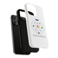 Colorful Planetary Orbit Diagram Tough Magnetic Case