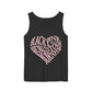 Born Pink Heart Typography – Dyed Tank Top