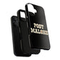 Tough iPhone Case (12–16 Pro Max) – Post Malone Bold Design