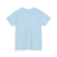 Ocean Wave with Heart Outline Unisex Heavy Cotton Tee