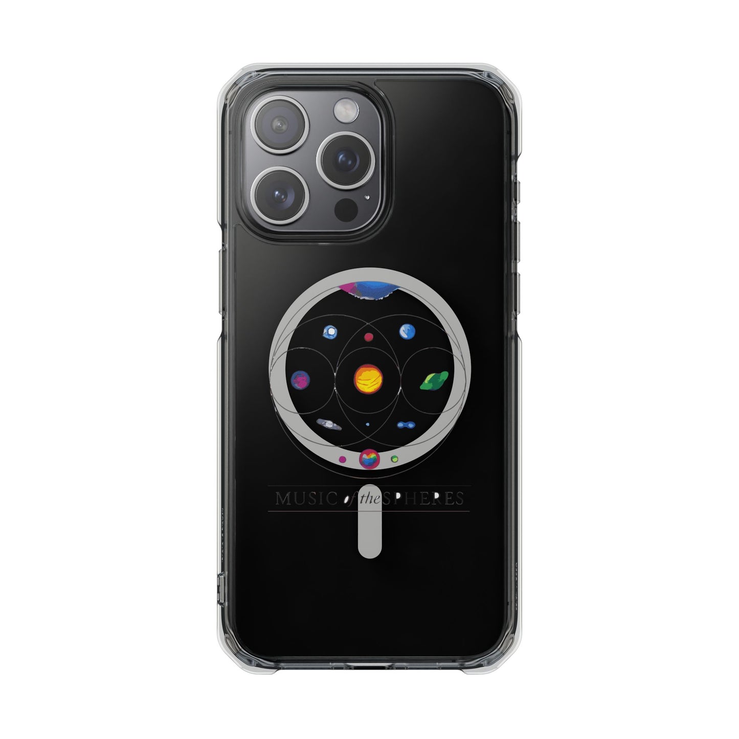 Colorful Planetary Orbit Diagram Magnetic Clear Impact case