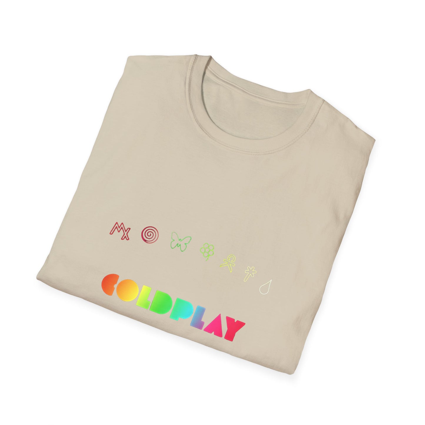 Unisex Softstyle T-Shirt Inspired by Coldplay’s Signage