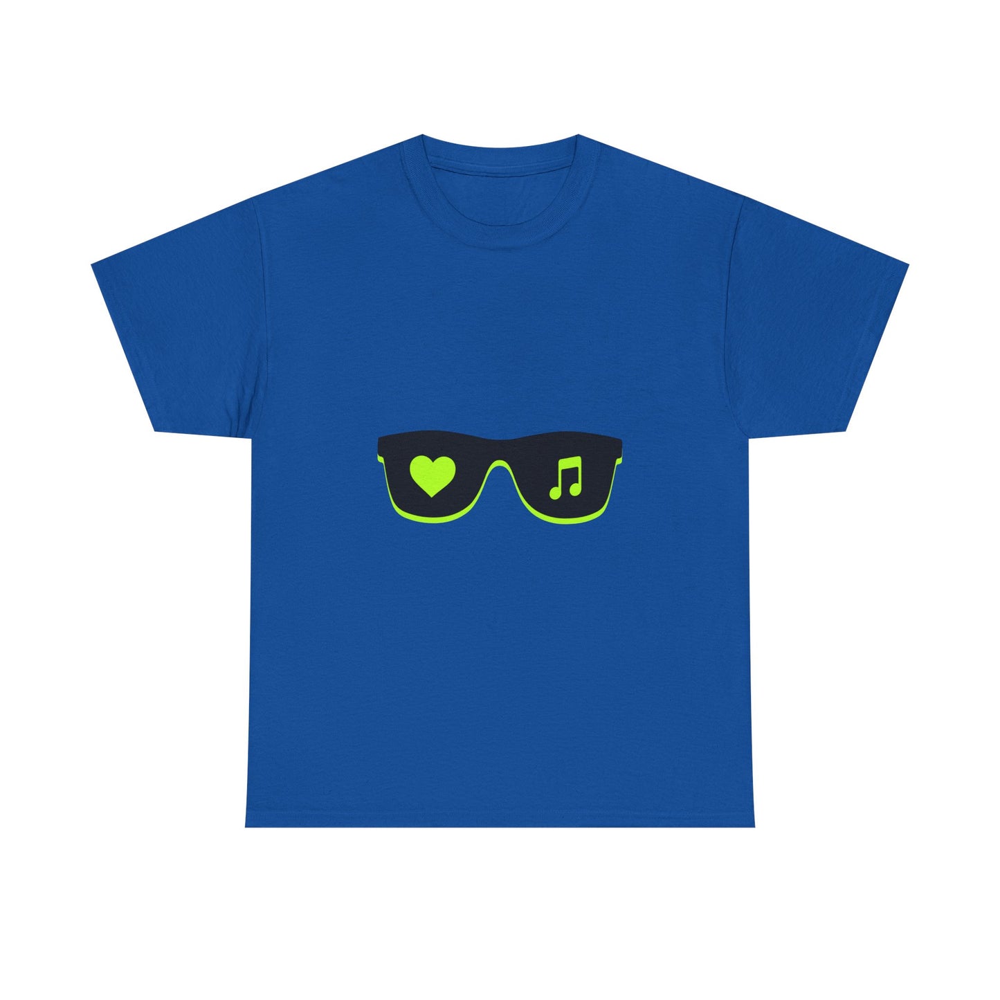Neon Love Notes Unisex Heavy cotton tee