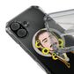 Cartoon Face with Sunflowers Magnetic Impact Case