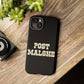 Tough iPhone Case (12–16 Pro Max) – Post Malone Bold Design
