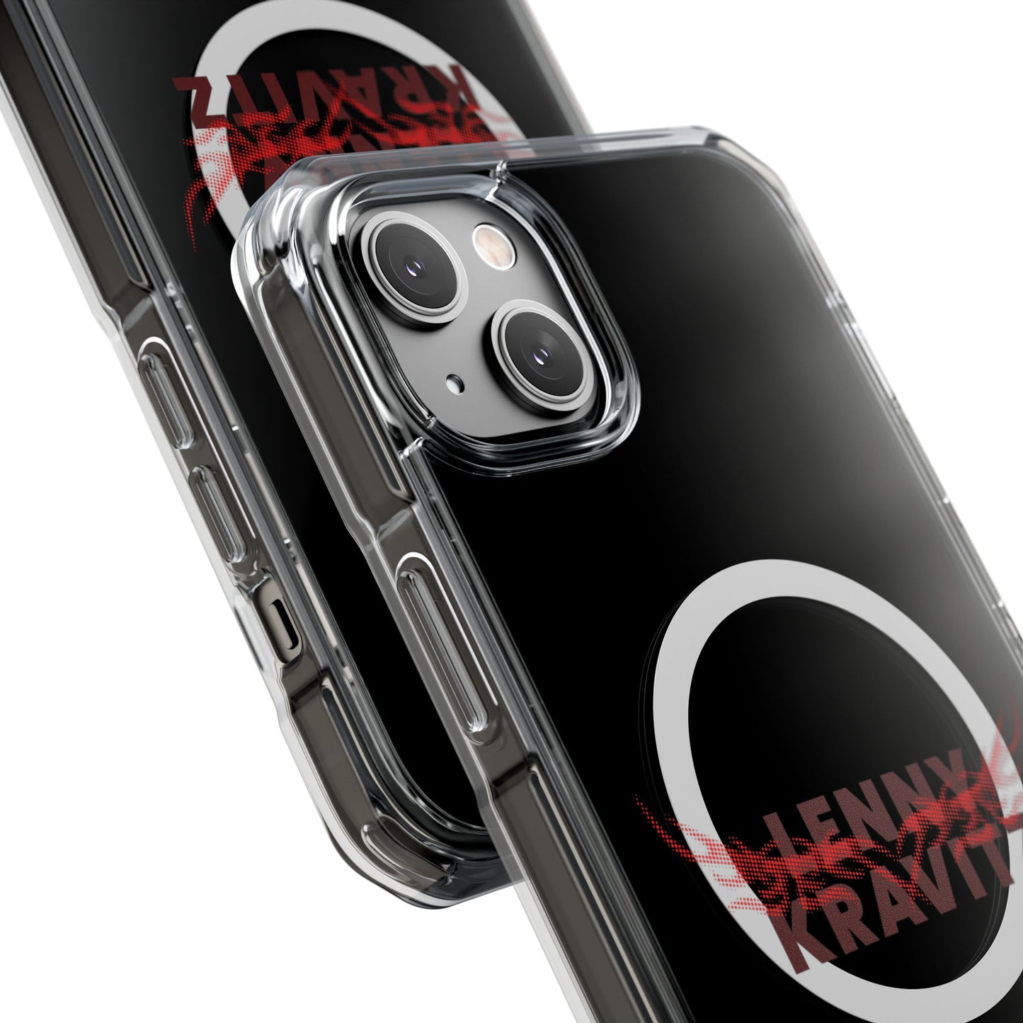 Fire Aura Grid Magnetic clear Impact case