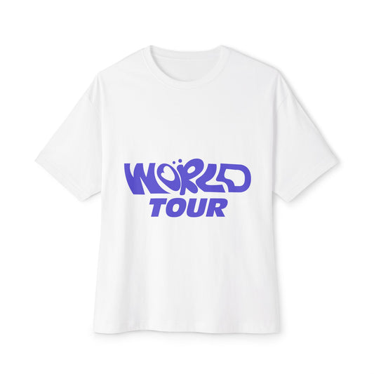World Tour Bubble Letter-Oversized Tee