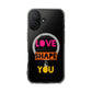 Orange Divide Symbol Magnetic Clear Impact Case