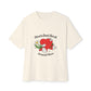Abstract Guitar Sketch Oversized Boxy Tee