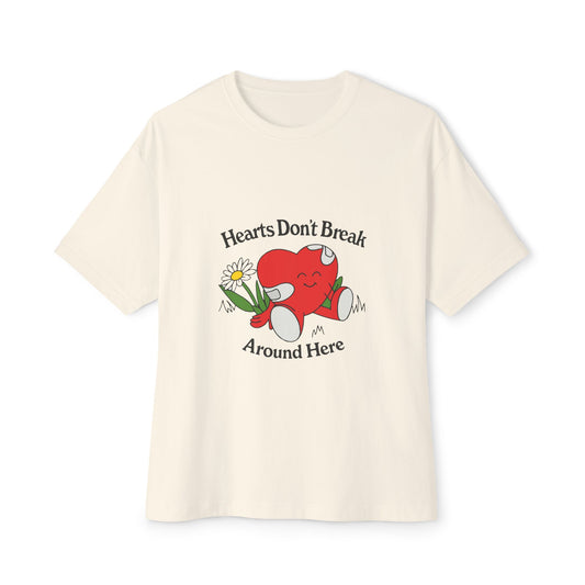 Abstract Guitar Sketch Oversized Boxy Tee