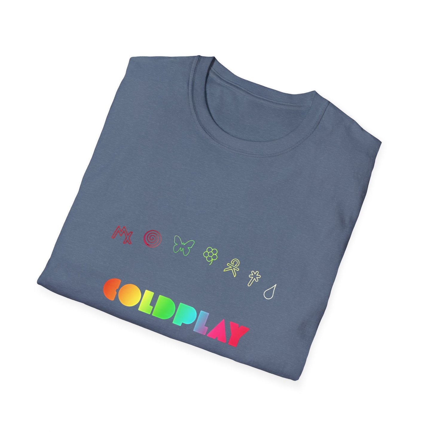 Unisex Softstyle T-Shirt Inspired by Coldplay’s Signage