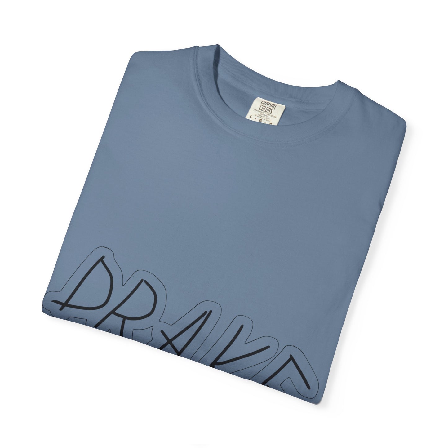 Dra-ke Graffiti Script Dyed Tshirt