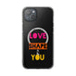 Orange Divide Symbol Magnetic Clear Impact Case